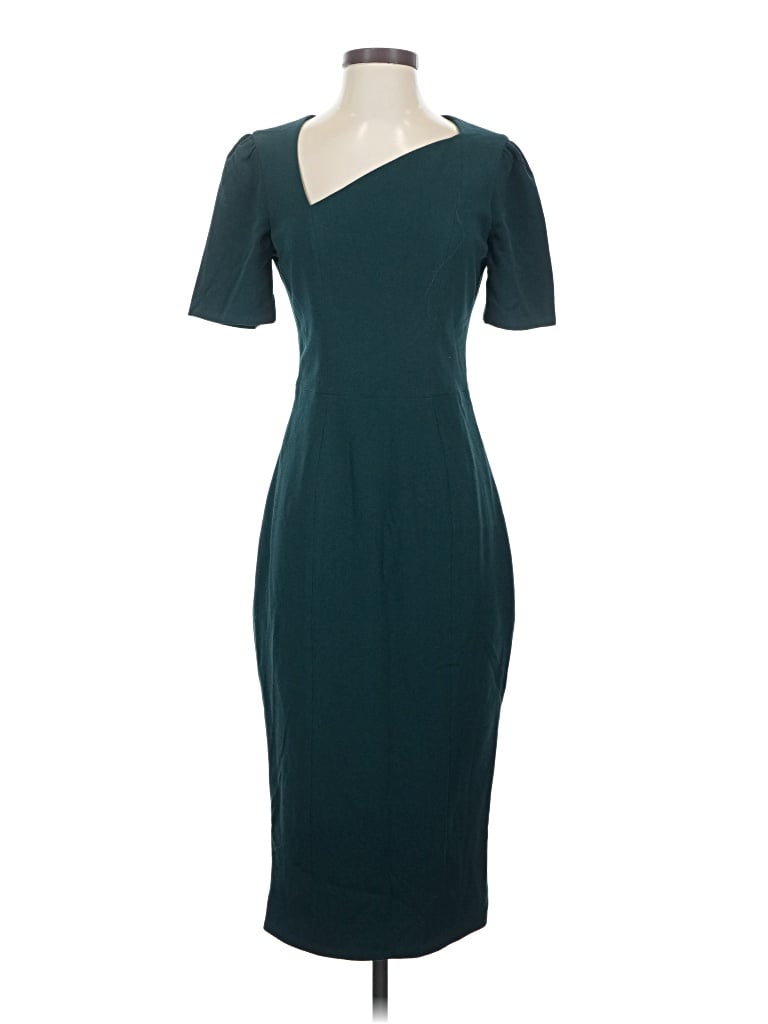 Pre-owned Dress The Population Cocktail Dress In Teal