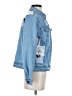 Coldwater Creek Graphic Blue Denim Jacket Size S - photo 4