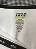 IZOD 100% Polyester Silver Short Sleeve Blouse Size L - photo 7