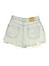 Stradivarius Blue Denim Shorts Size 4 - photo 2