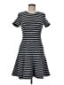 Theory Stripes Gray Casual Dress Size 6 - photo 1