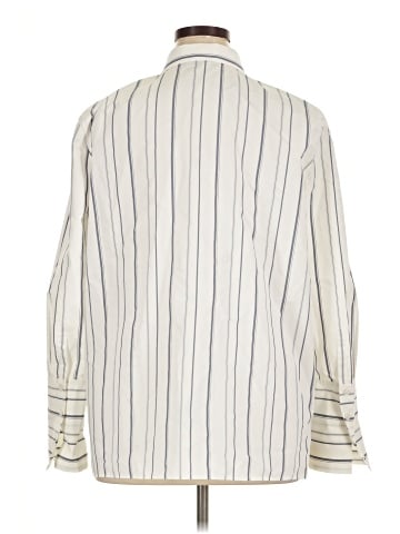 Lafayette 148 New York Long Sleeve Button-Down Shirt (view 2)
