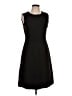 Lands' End Solid Black Cocktail Dress Size 10 - photo 1
