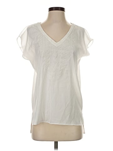 Aryn K. Short Sleeve Blouse (view 1)