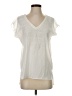 Aryn K. 100% Polyester Ivory Short Sleeve Blouse Size S - photo 1