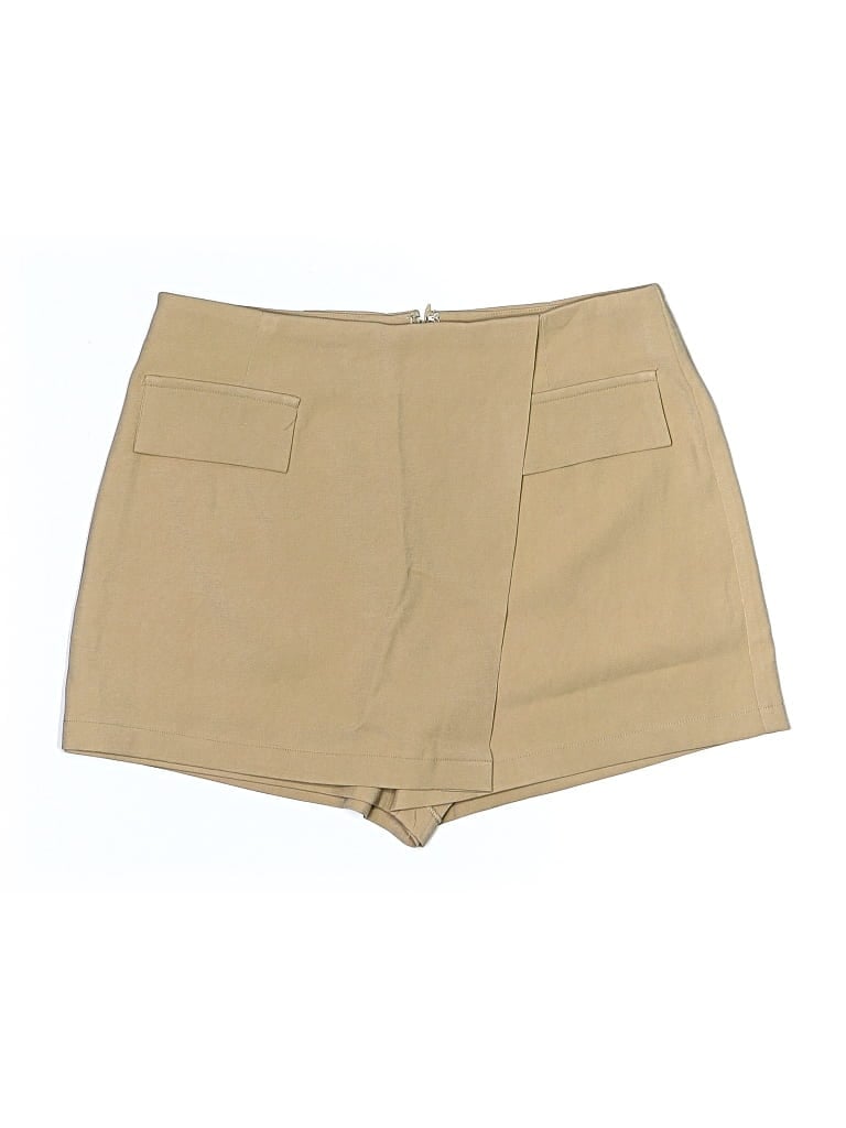 Pre-owned Idem Ditto Skort In Tan