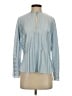 Vince. 100% Polyester Blue Long Sleeve Blouse Size XS - photo 1
