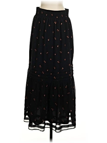 Madewell (Re)sourced Georgette Pintuck Maxi Skirt in Amie Floral (view 2)