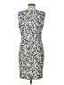 AB Studio Graphic Ivory Cocktail Dress Size 12 - photo 2