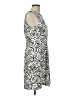 AB Studio Graphic Ivory Cocktail Dress Size 12 - photo 4