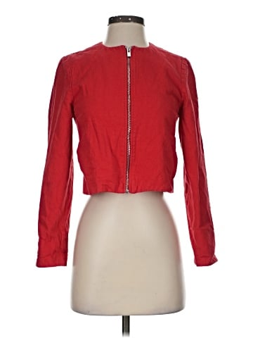 Madewell Crop Cardigan Jacket in Cotton-Linen (view 1)