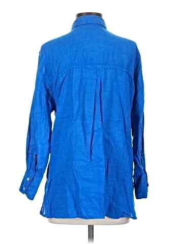 Zara 3/4 Sleeve Button-Down Shirt (view 2)
