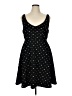 Torrid Polka Dots Black Casual Dress Size 1X Plus (1) - photo 1