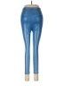 Zyia Active Metallic Blue Leggings Size 6 - 8 - photo 2