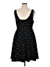 Torrid Polka Dots Black Casual Dress Size 1X Plus (1) - photo 2