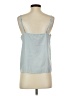 Ann Taylor LOFT 100% Polyester Blue Sleeveless Blouse Size S - photo 2