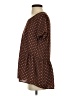Pleione 100% Polyester Brown Short Sleeve Blouse Size XS - photo 5
