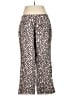 INC International Concepts 100% Linen Animal Print Brown Casual Pants Size 16 - photo 2