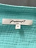 Foxcroft 100% Cotton Teal 3/4 Sleeve Blouse Size XL - photo 7