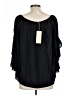 Elan Black 3/4 Sleeve Blouse Size L - photo 2