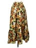 Shein 100% Polyester Floral Yellow Casual Skirt Size 4 - photo 1