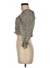 Dress Forum 100% Polyester Gold 3/4 Sleeve Blouse Size M - photo 5