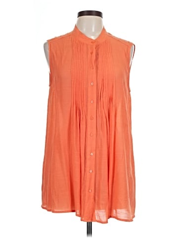 Alfani Sleeveless Button-Down Shirt (view 1)
