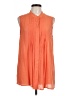 Alfani Orange Sleeveless Button-Down Shirt Size 12 - photo 1