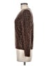 Neiman Marcus Animal Print Brown Pullover Sweater Size M - photo 5