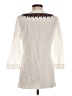 Tory Burch 100% Cotton Ivory 3/4 Sleeve Blouse Size 4 - photo 2