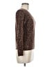 Neiman Marcus Animal Print Brown Pullover Sweater Size M - photo 4