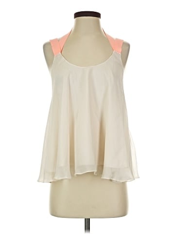 Elizabeth and James Sleeveless Silk Top (view 1)