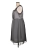 Le Bos 100% Polyester Solid Gray Cocktail Dress Size 16 - photo 5
