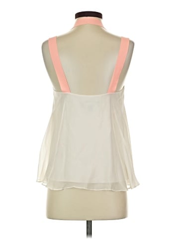 Elizabeth and James Sleeveless Silk Top (view 2)