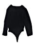 Express 100% Polyester Black Bodysuit Size XL - photo 1