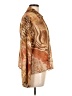 Cato Animal Print Gold Long Sleeve Blouse Size L - photo 4