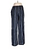 Ellen Tracy Stripes Blue Linen Pants Size M - photo 2