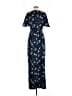 J.Crew Collection Blue Casual Dress Size 6 - photo 2
