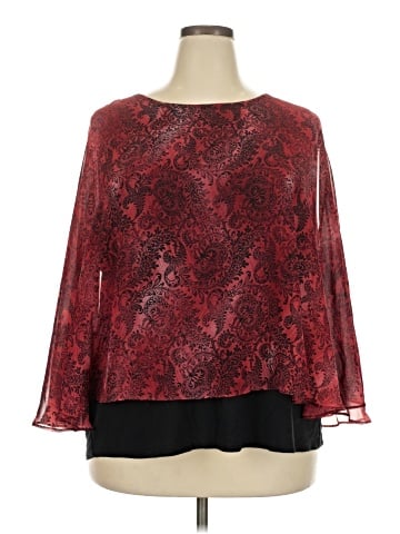 Cj Banks Long Sleeve Blouse (view 1)