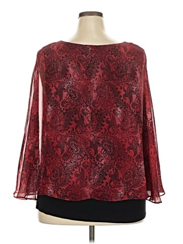 Cj Banks Long Sleeve Blouse (view 2)