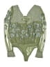 Free People 100% Polyamide Green Long Sleeve Blouse Size S - photo 2