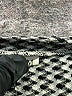 Unbranded Checkered-gingham Black Silver Long Sleeve Top Size M - photo 7