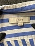 Ann Taylor LOFT Stripes Blue Long Sleeve Button-Down Shirt Size XS - photo 7