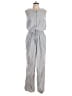 Athleta Metallic Gray Jumpsuit Size L - photo 1