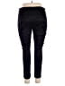 White House Black Market Solid Black Active Pants Size 14 - photo 2