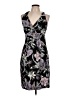 Connected Apparel Print Black Cocktail Dress Size 12 - photo 1