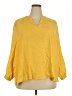 Old Navy Yellow 3/4 Sleeve Blouse Size XXL - photo 1