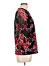 Elle Black 3/4 Sleeve Blouse Size L - photo 4