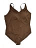 Susan Graver Solid Brown One Piece Swimsuit Size 28 - photo 1