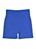 OQQ Solid Blue Athletic Shorts Size L - photo 2